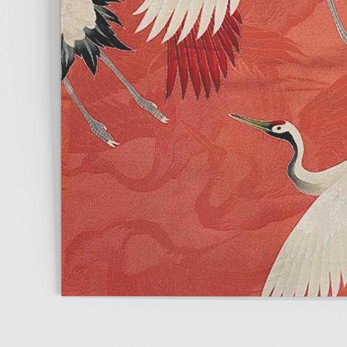 Red Cranesin Kimono Poster Gallery Image 3