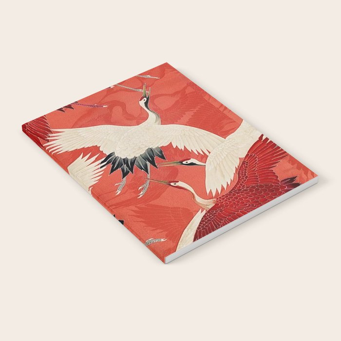 Red Cranesin Kimono Notebook Gallery Image 2