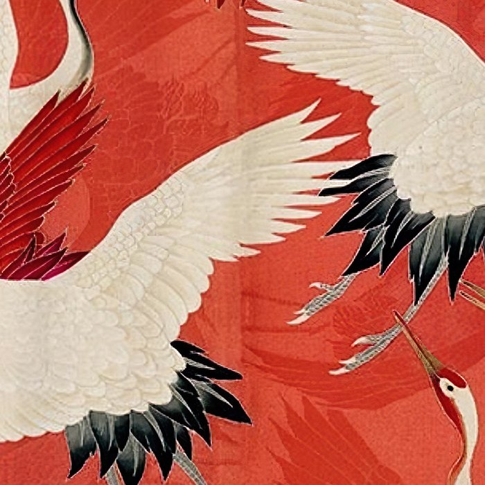 Red Cranesin Kimono Coffee Mug Gallery Image 2
