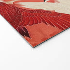 Red Cranesin Kimono Welcome Mat Gallery Image 2