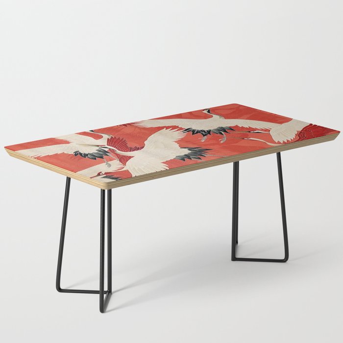 Red Cranesin Kimono Coffee Table Gallery Image 1