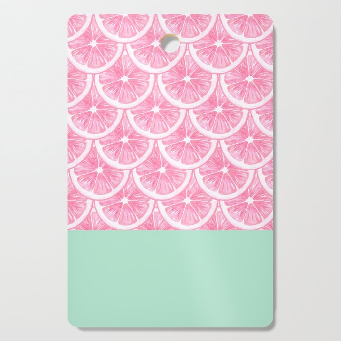 Zesty splice - pink grapefruit Cutting Board Gallery Image 1