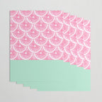 Zesty splice - pink grapefruit Wrapping Paper Gallery Image 3