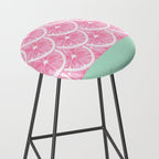 Zesty splice - pink grapefruit Stool Gallery Image 2