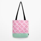 Zesty splice - pink grapefruit Tote Bag Gallery Image 2