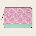 Zesty splice - pink grapefruit Laptop Sleeve Gallery Image 1