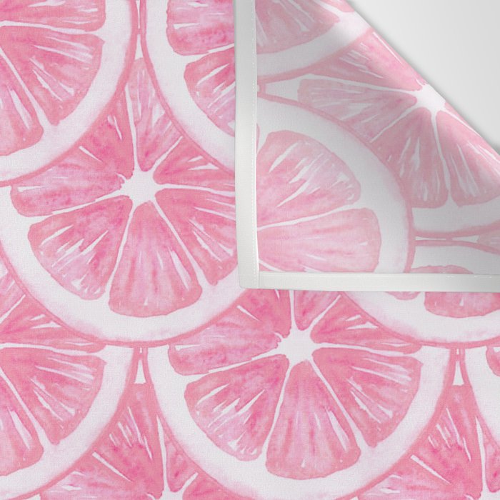 Zesty splice - pink grapefruit Wall Tapestry Gallery Image 3