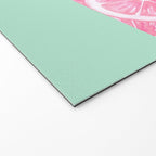Zesty splice - pink grapefruit Welcome Mat Gallery Image 2