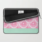 Zesty splice - pink grapefruit Laptop Sleeve Gallery Image 2