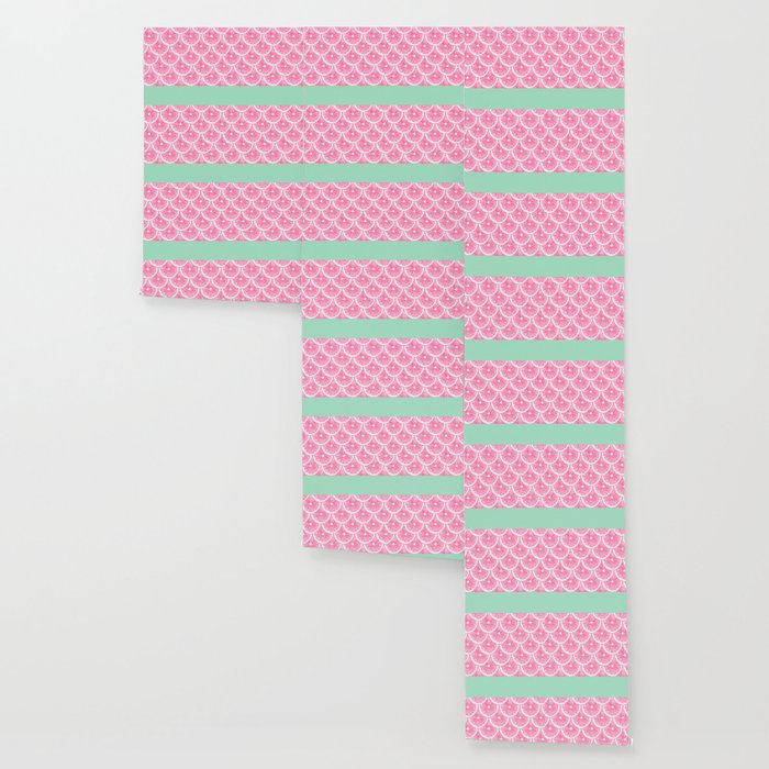 Zesty splice - pink grapefruit Wallpaper Gallery Image 3