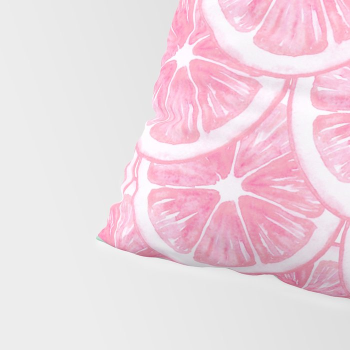 Zesty splice - pink grapefruit Pillow Sham Gallery Image 4