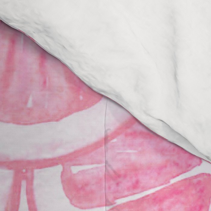 Zesty splice - pink grapefruit Comforter Gallery Image 4