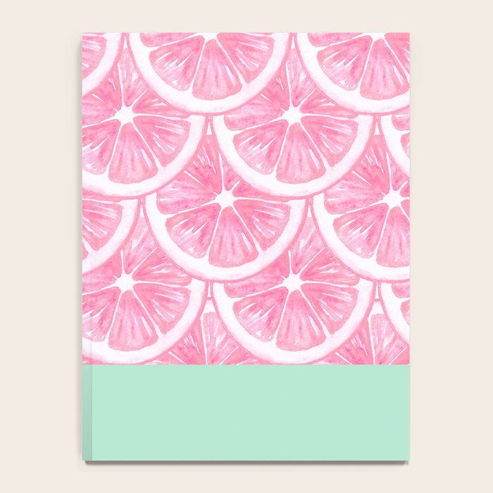 Zesty splice - pink grapefruit Notebook Gallery Image 4