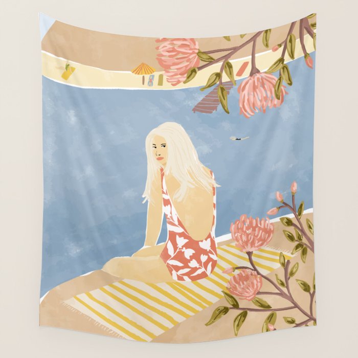 Summer Hiding Wall Tapestry Gallery Image 1