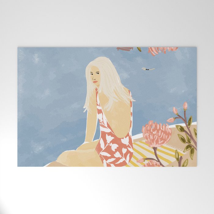 Summer Hiding Welcome Mat Gallery Image 1