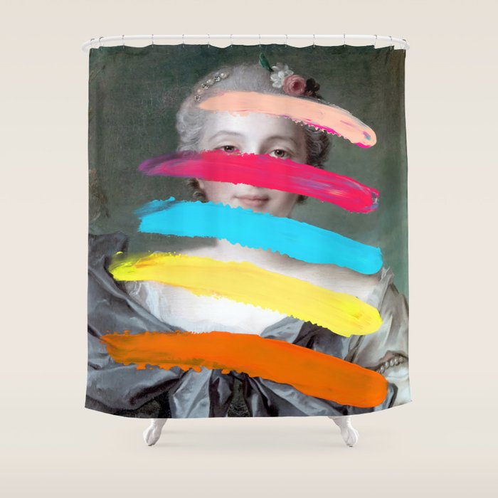 Composition 712 Shower Curtain Gallery Image 1