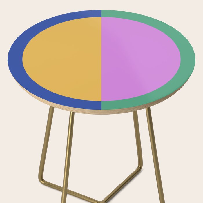 Color Block Abstract III Side Table Gallery Image 2