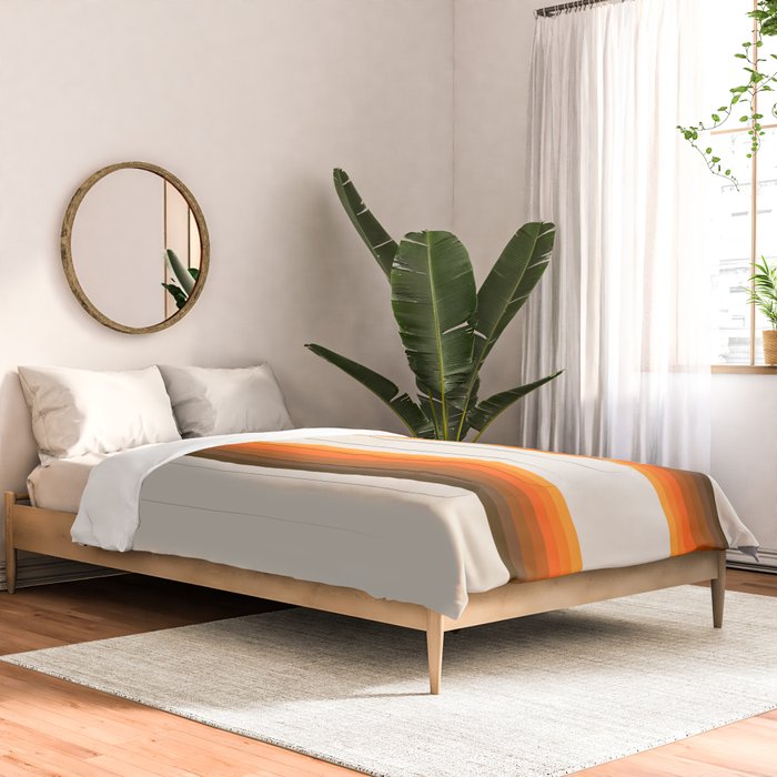 Retro Golden Rainbow - Straight Comforter Gallery Image 2