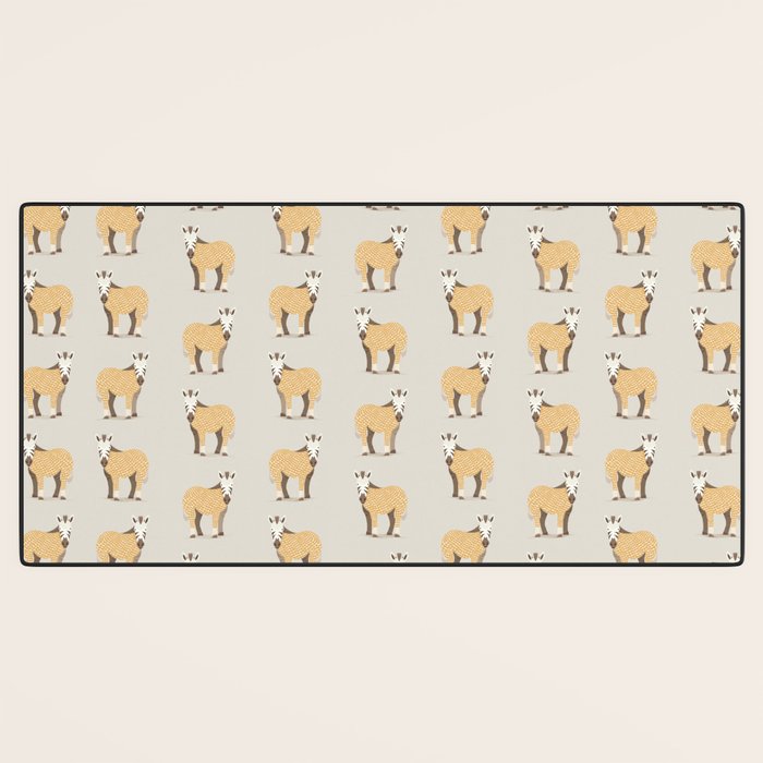 Whimsical Zebra Desk Mat Gallery Image 3