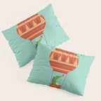 Dragon On Hot Air Balloon Pillow Sham Gallery Image 3