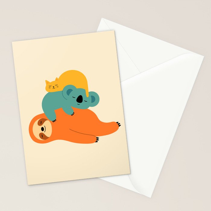 Being Lazy Stationery Card Gallery Image 2