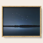 Big Dipper, Ursa Major star constellation, Night sky, Cluster of stars, Deep space Serving Tray Gallery Image 1