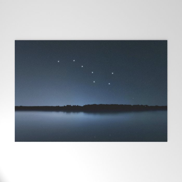 Big Dipper, Ursa Major star constellation, Night sky, Cluster of stars, Deep space Welcome Mat Gallery Image 1