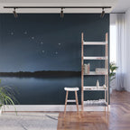 Big Dipper, Ursa Major star constellation, Night sky, Cluster of stars, Deep space Wall Mural Gallery Image 1