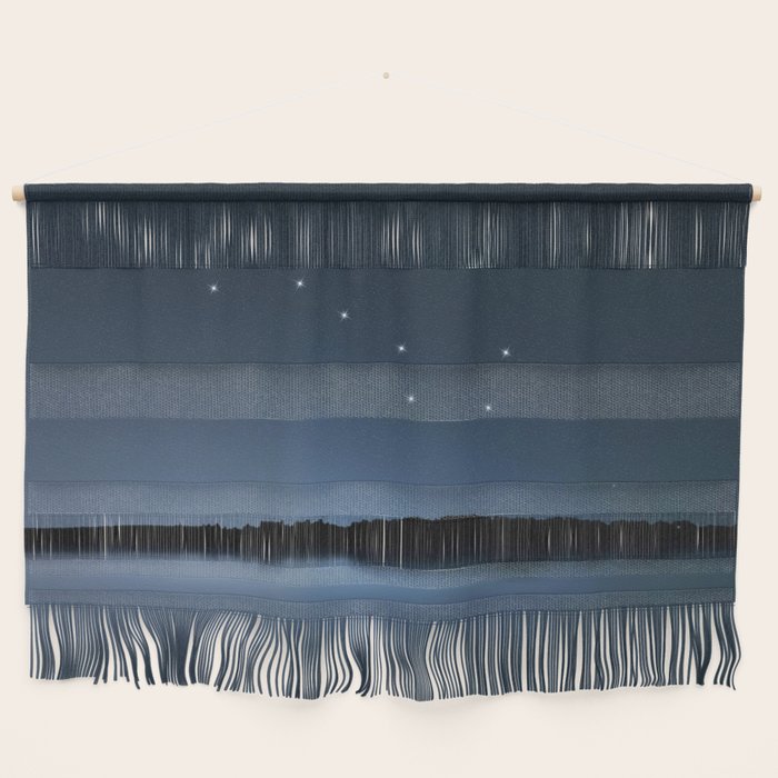 Big Dipper, Ursa Major star constellation, Night sky, Cluster of stars, Deep space Wall Hanging Gallery Image 1