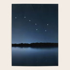 Big Dipper, Ursa Major star constellation, Night sky, Cluster of stars, Deep space Poster Gallery Image 4