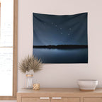 Big Dipper, Ursa Major star constellation, Night sky, Cluster of stars, Deep space Wall Tapestry Gallery Image 2