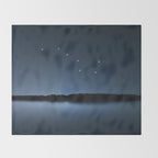 Big Dipper, Ursa Major star constellation, Night sky, Cluster of stars, Deep space Throw Blanket Gallery Image 2