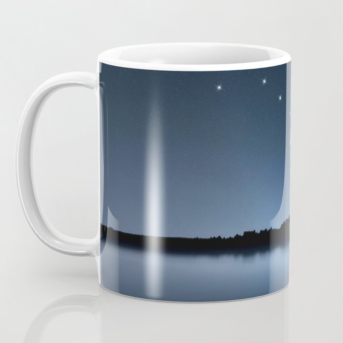 Big Dipper, Ursa Major star constellation, Night sky, Cluster of stars, Deep space Coffee Mug Gallery Image 3