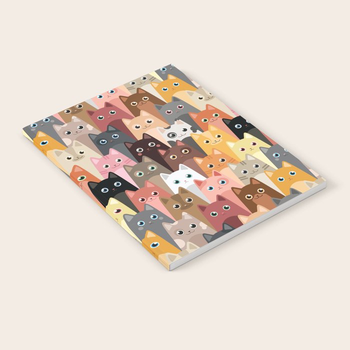 Cats Pattern Notebook Gallery Image 2