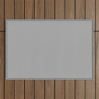 Quick Silver Gray Solid Color Plain Neutral Earth Tone  Outdoor Rug Gallery Image 1