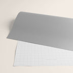 Quick Silver Gray Solid Color Plain Neutral Earth Tone  Wrapping Paper Gallery Image 2