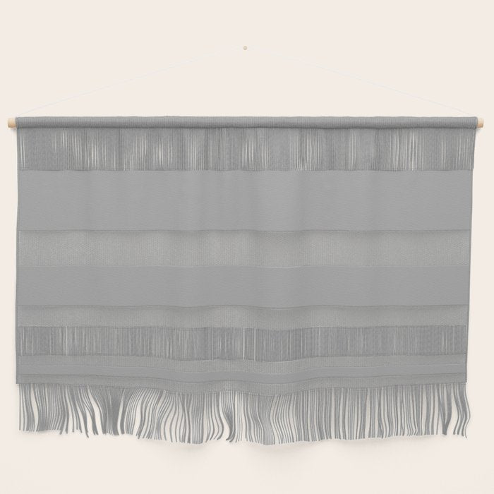 Quick Silver Gray Solid Color Plain Neutral Earth Tone  Wall Hanging Gallery Image 1