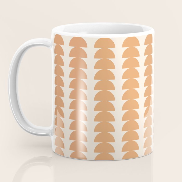 Maude Pattern XXIII Pantone Peach Fuzz Coffee Mug Gallery Image 3