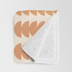 Maude Pattern XXIII Pantone Peach Fuzz Throw Blanket Gallery Image 3