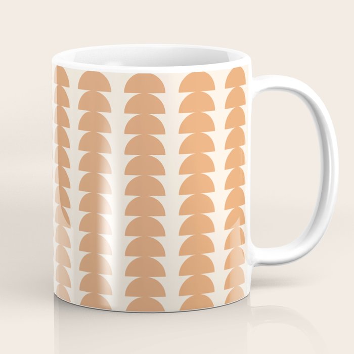 Maude Pattern XXIII Pantone Peach Fuzz Coffee Mug Gallery Image 1