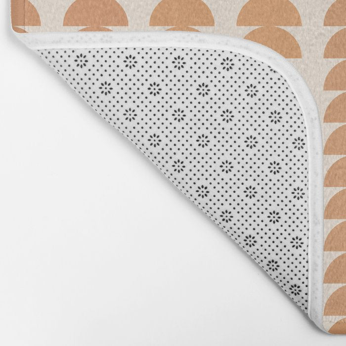 Maude Pattern XXIII Pantone Peach Fuzz Bath Mat Gallery Image 2