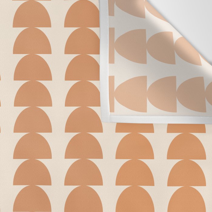 Maude Pattern XXIII Pantone Peach Fuzz Wall Tapestry Gallery Image 3