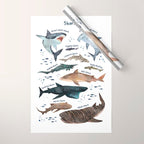 Sharks Wrapping Paper Gallery Image 1