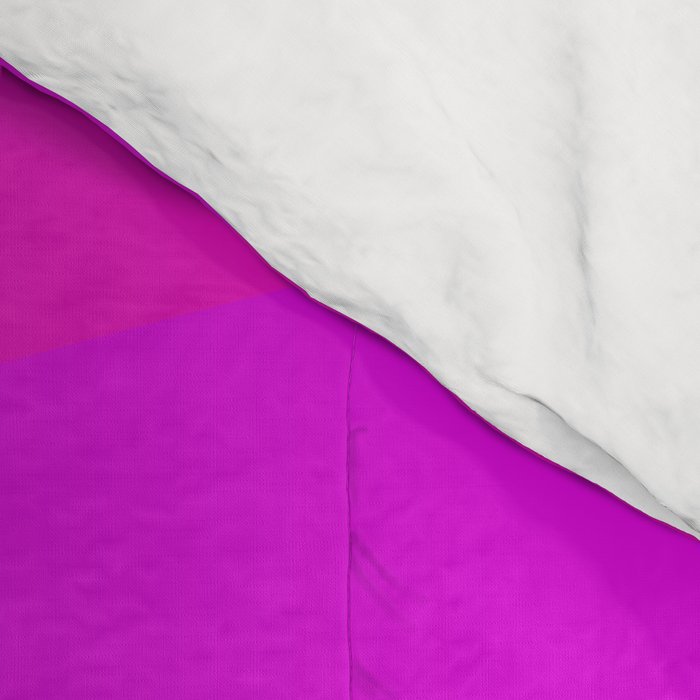 Magenta and Violet Low Poly Pattern Comforter Gallery Image 4