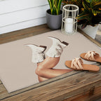 These Boots - Neutral Beige Outdoor Rug Gallery Image 2