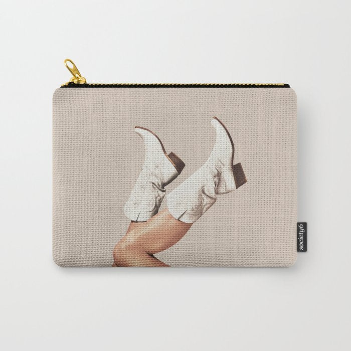 These Boots - Neutral Beige Carry All Pouch Gallery Image 1