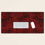 Faux Tortoiseshell 2 - Red Desk Mat Gallery Image 1