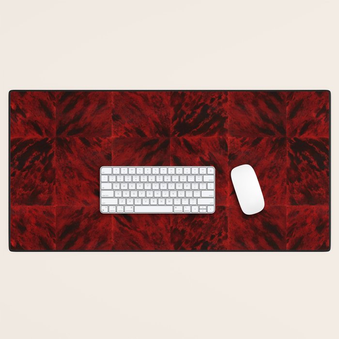Faux Tortoiseshell 2 - Red Desk Mat Gallery Image 1