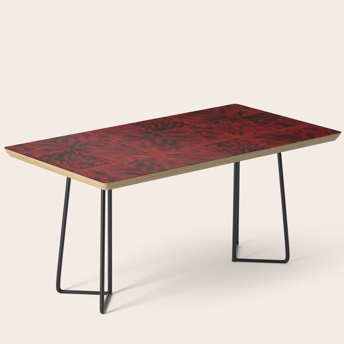 Faux Tortoiseshell 2 - Red Coffee Table Gallery Image 1