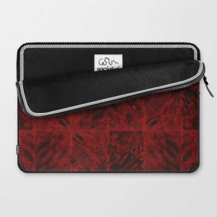 Faux Tortoiseshell 2 - Red Laptop Sleeve Gallery Image 2